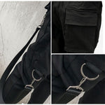 New fashionable pants with front pockets and carabiner bands