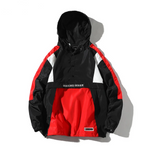 Fashionable youth sports jacket with a hood