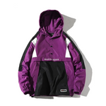 Fashionable youth sports jacket with a hood