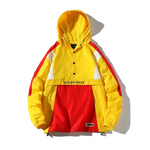 Fashionable youth sports jacket with a hood