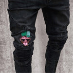 Men's pants with embroidery