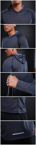 Light jacket with a hood