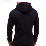Men's hoodie with zipper hood