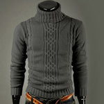 men's sweater with a collar