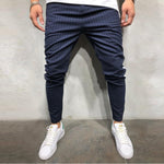 Stylish men's pants in a strip