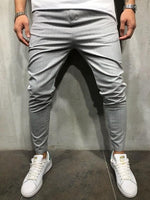Stylish men's pants in a strip