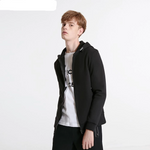 Men's fleece zipper sweatshirt
