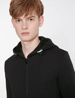Men's fleece zipper sweatshirt
