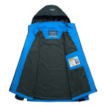 Fashionable waterproof jacket with a hood