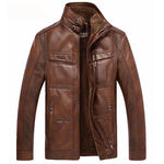 Leather  Men Jacket