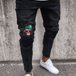 Men's pants with embroidery