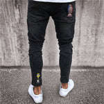 Men's pants with embroidery