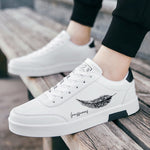 BORRUICE men's lace-up sneakers