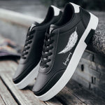 BORRUICE men's lace-up sneakers