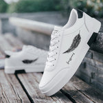 BORRUICE men's lace-up sneakers