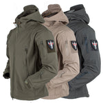 Men's combat waterproof fleece jacket