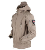Men's combat waterproof fleece jacket
