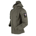 Men's combat waterproof fleece jacket