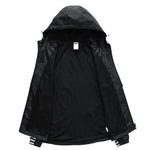 Windbreaker Men Stripe Trench Long Sleeves Zip