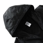 Windbreaker Men Stripe Trench Long Sleeves Zip