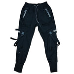 Street pants with ribbons