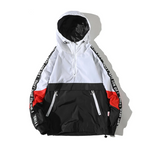 Fashionable youth sports jacket with a hood