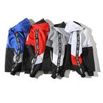 Fashionable youth sports jacket with a hood