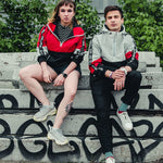 Fashionable youth sports jacket with a hood