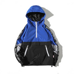 Fashionable youth sports jacket with a hood