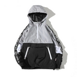 Fashionable youth sports jacket with a hood