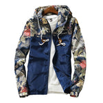 Fashionable men's jacket with a hood
