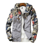 Fashionable men's jacket with a hood