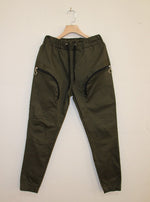 Dark Fitted Street Pants